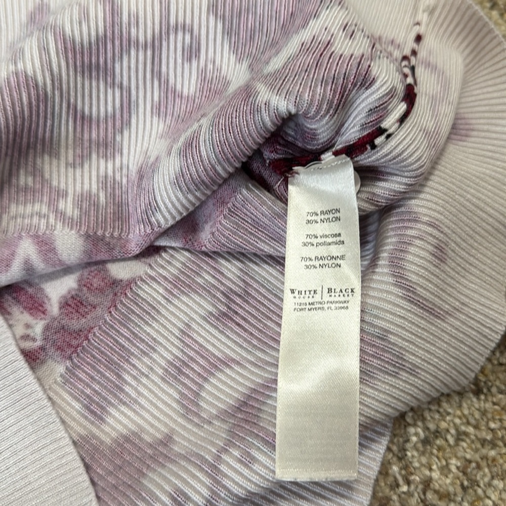 Women's Burgundy Floral & Leopard Print Button Cardigan - Picture 9 of 9